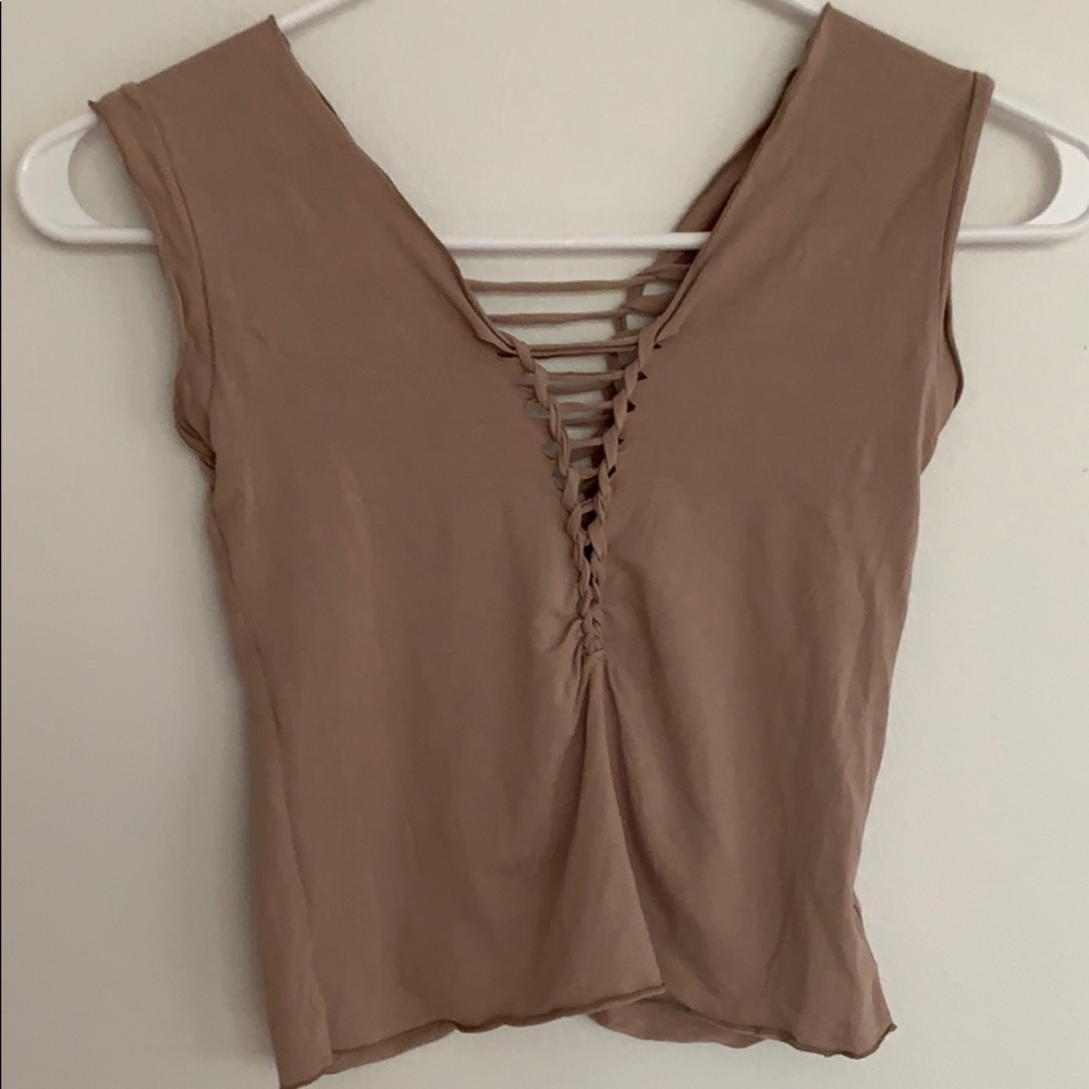 Sexy top with braided details